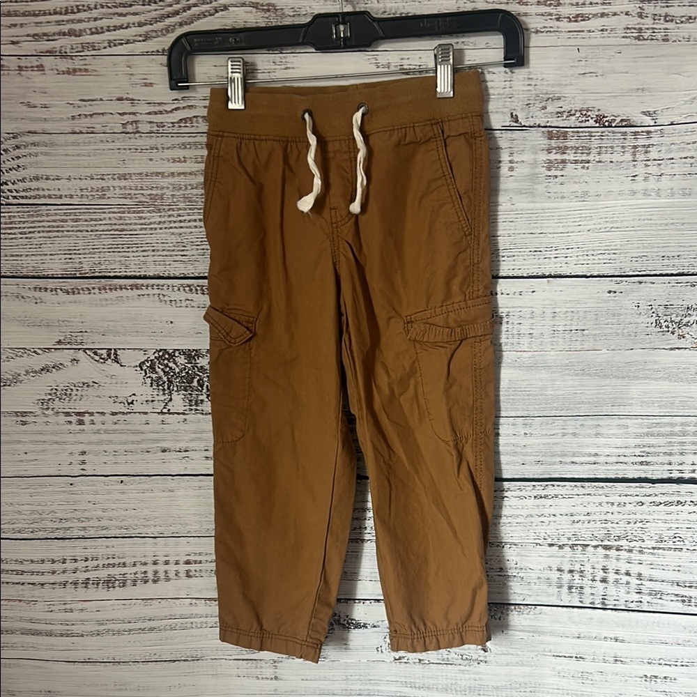 Boys tan Cargo Pants with Drawstring from H&M size 3-4